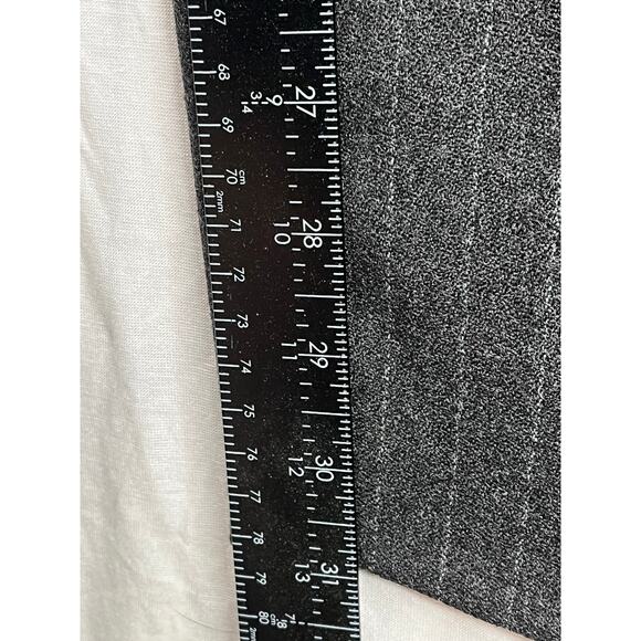 Camden Classics women's dark gray pinstripe wool pants, size 12 - Picture 8 of 9
